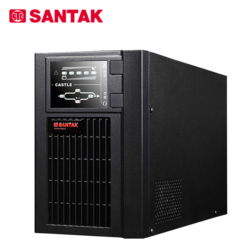 山特(SANTAK)UPS不间断电源 C1KS 1KVA/800W 在线式 长续航机型 带稳压功能 C1KS 1000VA/800W 主机